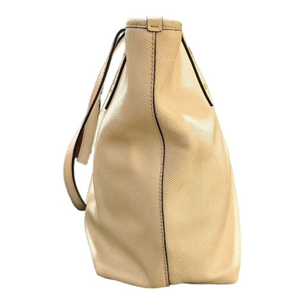 Coach Cream Tote Bag with Cream Wristlet - Picture 7 of 16